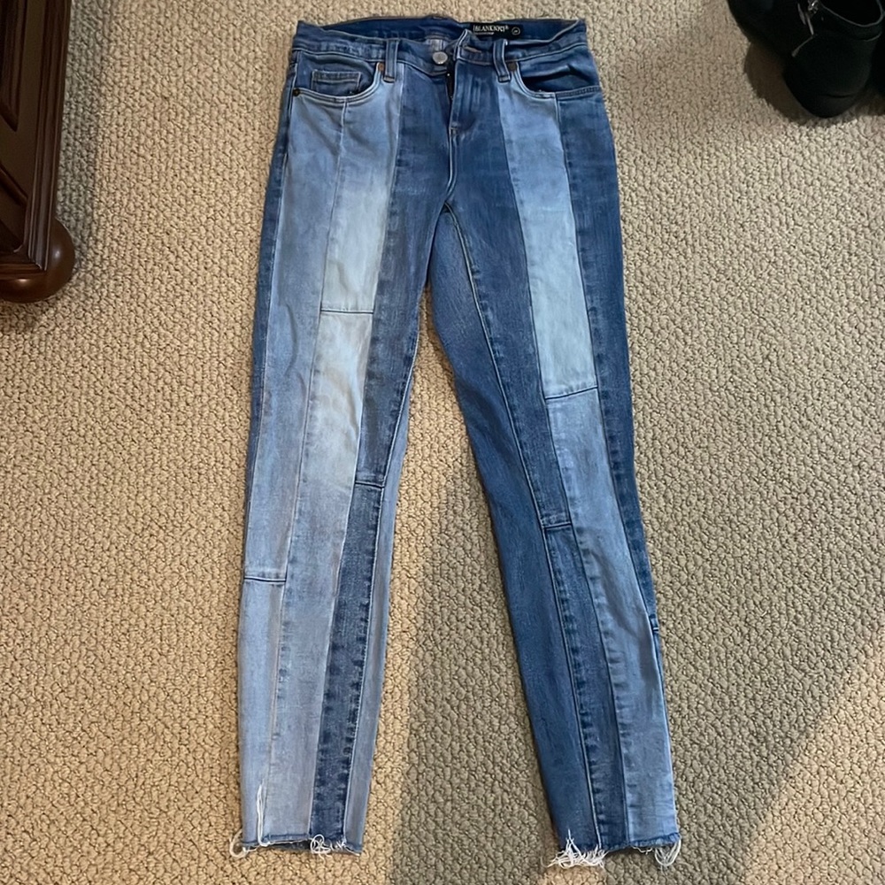 Blank NYC Jeans Dark and Light Stripes